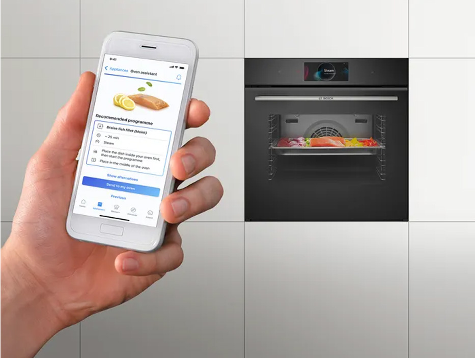 Oven Assistant ақылды ассистенті және Home Connect